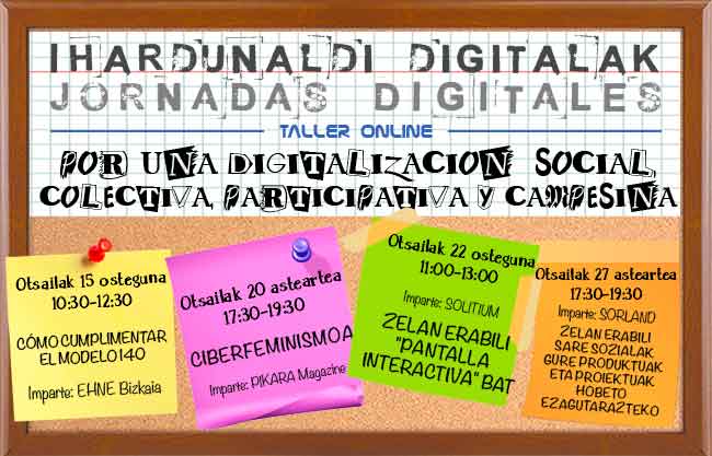 Ihardunaldi digitalak Jornadas digitales