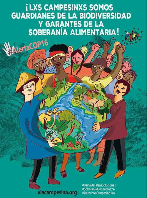 La Vía Campesina - Posicionamiento de La Vía Campesina sobre la Conferencia de las Partes (COP 16) del Convenio de la Diversidad Biológica (CBD) de la ONU