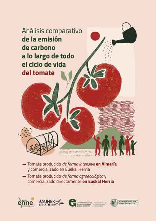 Análisis comparativo de la emisión de carbono a lo largo de todo el ciclo de vida del tomate