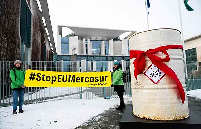 Greenpeace - No al tratado UE-Mercosur